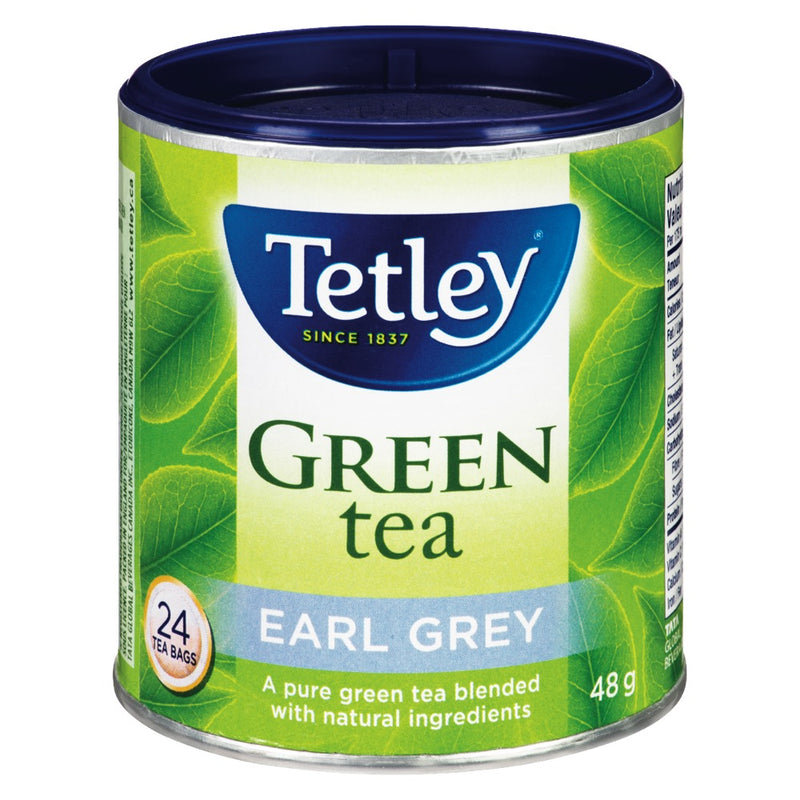 Tetley Green Tea Earl Grey Tea, 48g  (24ct)