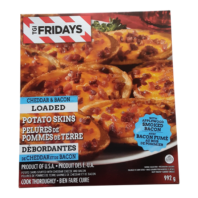TGI Friday's Loaded Cheddar & Bacon Potato Skins, 992 g
