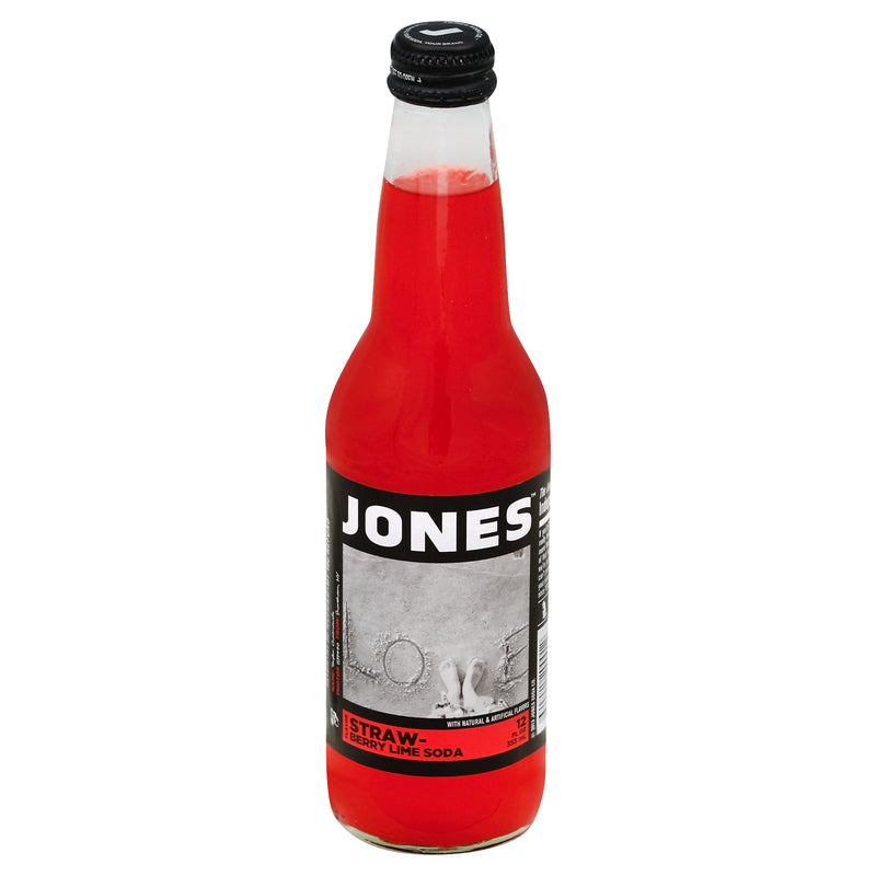 Jones Strawberry Lime Soda, 355 ml