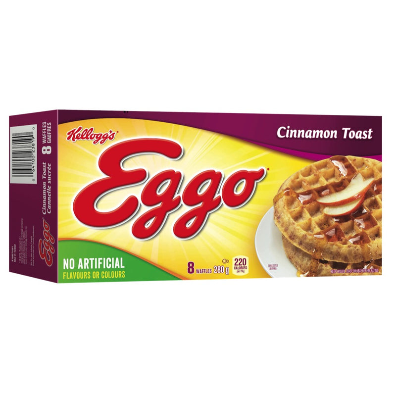Kellog's Eggo Cinnamon Toast Waffles, 280 g