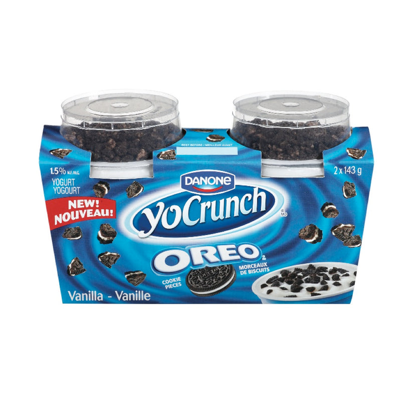 Danone Yocrunch Oreo Vanilla, 2 x 143 g