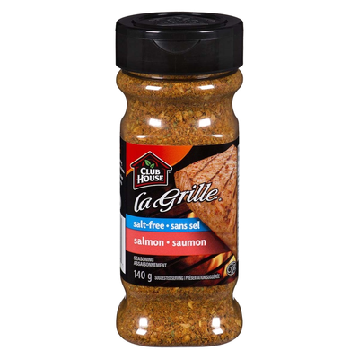 Club House La Grille Salt Free Salmon Seasoning, 140 g