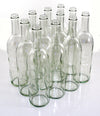 CLEAR  WINE BOTTLES, 12 pk