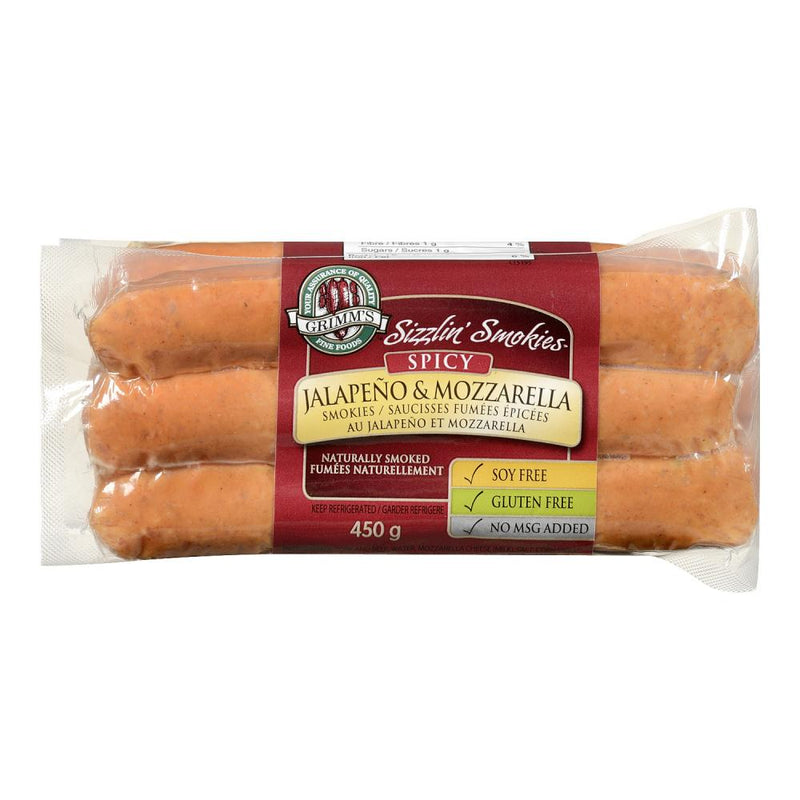 Grimm's Jalapeño & Mozzarella Spicy Smokies, 450 g