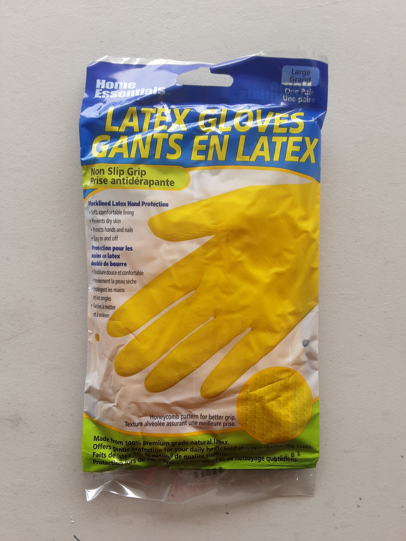 RUBBER GLOVES LARGE