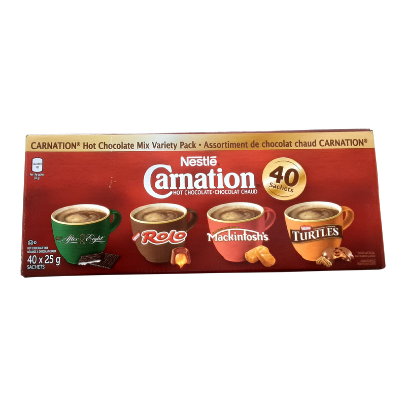 Carnation Hot Chocolate Variety Pack, 40 ct