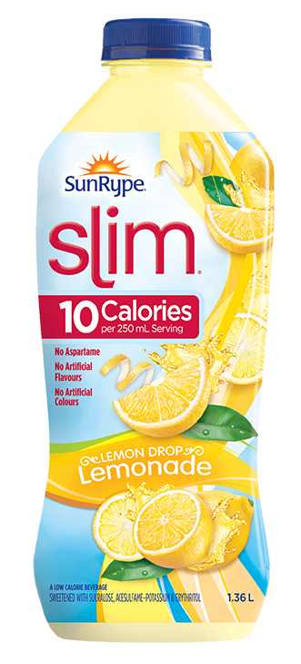 SunRype Slim Lemon Drop Lemonade, 1.36L