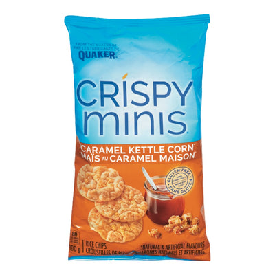 Quaker Crispy Minis Caramel Kettle Corn, 100 g