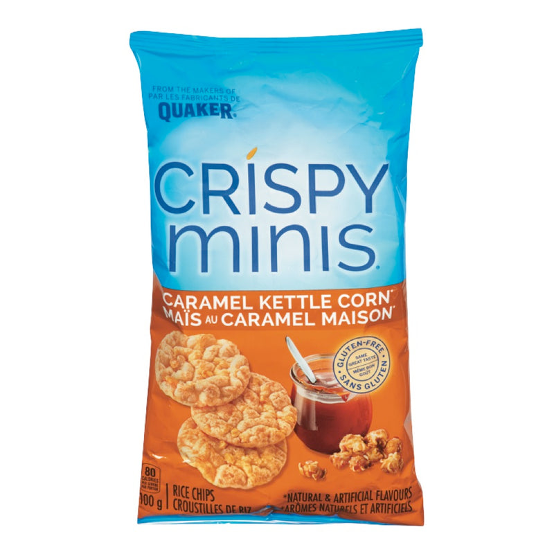 Quaker Crispy Minis Caramel Kettle Corn, 100 g