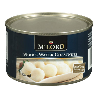 M' Lord Whole Water Chestnuts, 227 mL