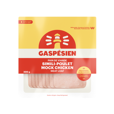 Gaspésien Mock Chicken Meat Loaf, 200 g