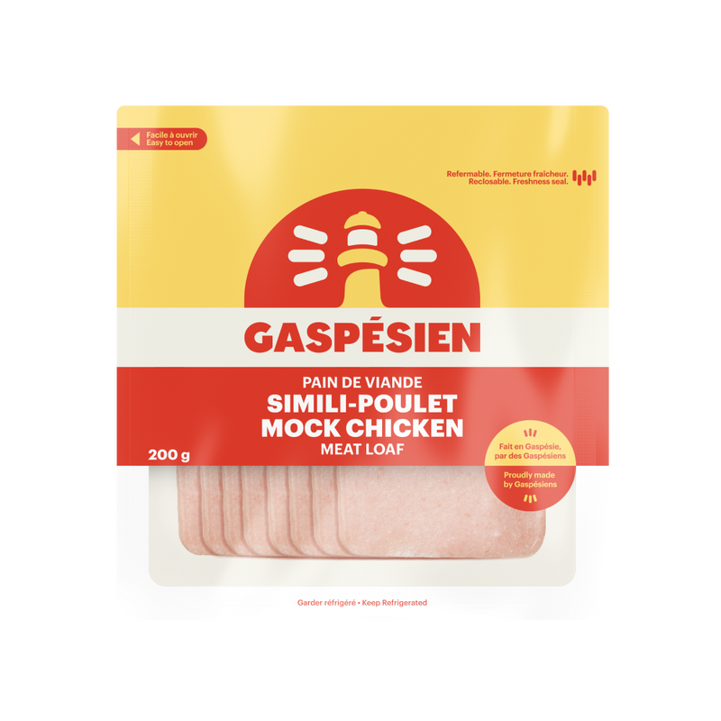 Gaspésien Mock Chicken Meat Loaf, 200 g