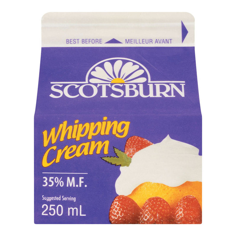 Scotsburn 35% M.F. Whipping Cream, 250 mL