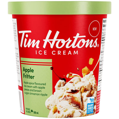 TIM HORTONS APPLE FRITTER, 500mL