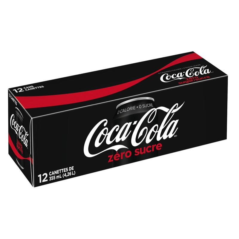 Coca-Cola Zero, 12 x 355mL