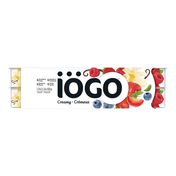 IOGO CREAMY YOGURT 24PK