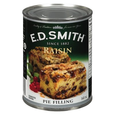 E.D. Smith Raisin Canned Pie Filling, 540 mL