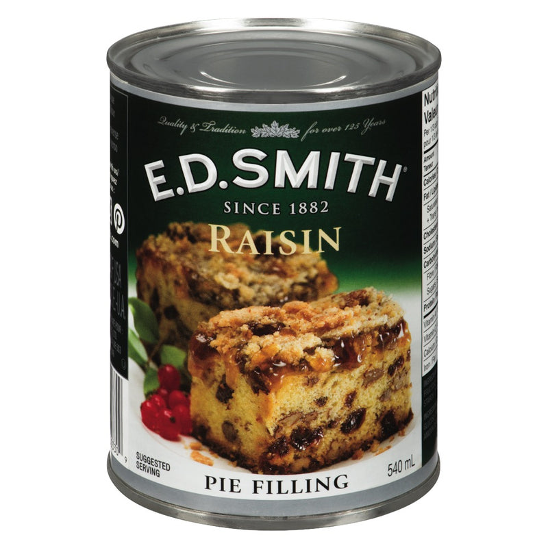 E.D. Smith Raisin Canned Pie Filling, 540 mL