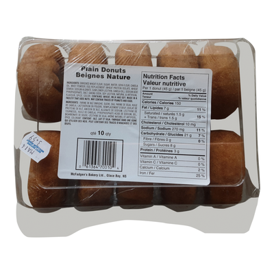 Plain Donuts, 10 ct