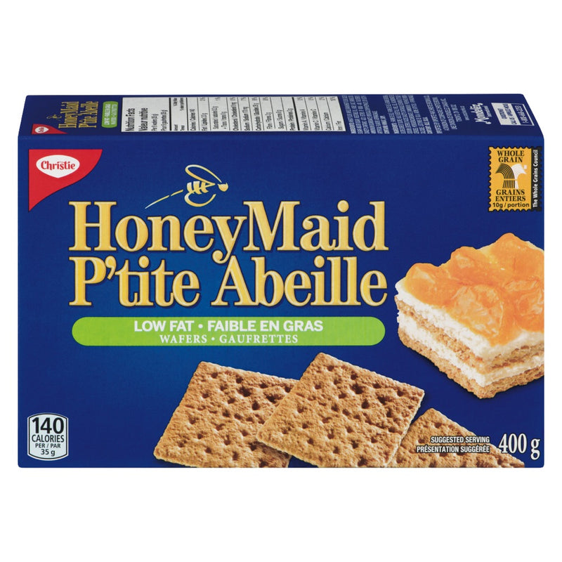 Christie Honey Maid Low Fat Graham Wafers, 400 g