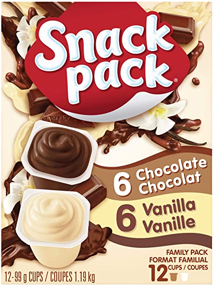 SNACK PACK PUDDING CHOC/VAN