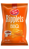 YUM YUM RIPPLETS BBQ CHIPS