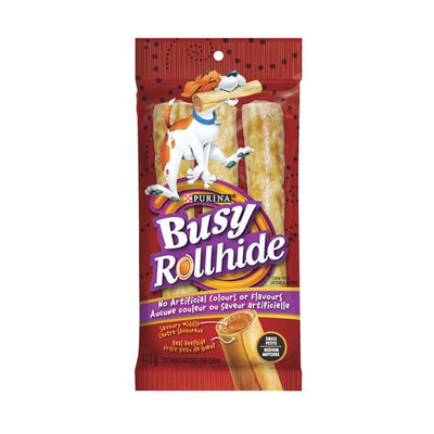 Purina Bousy Rollhide Dog Treats, 113 g