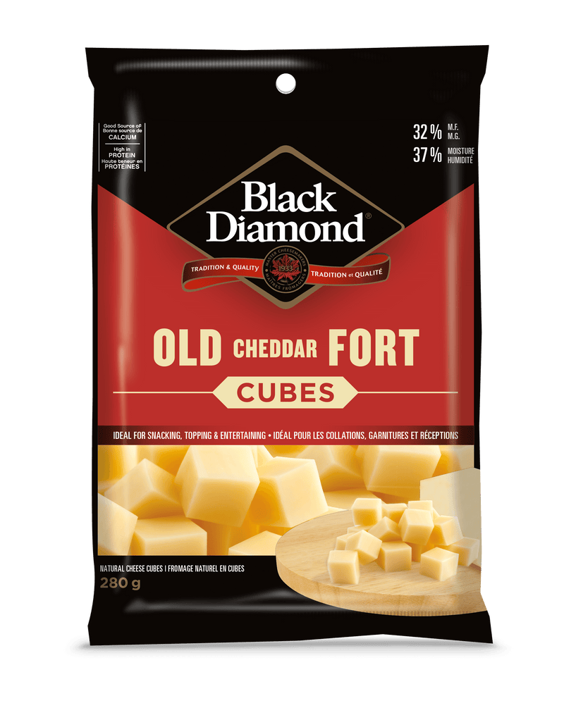Black Diamond Old Cheddar Cheese Cubes, 280 g