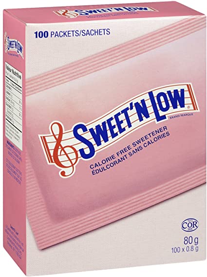Sweet'n Low Calorie Free Sweetener, 80g   (100 packets)
