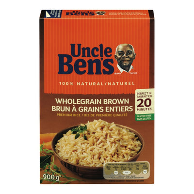 Uncle Ben's Wholegrain Brown Premium Rice, 900 g