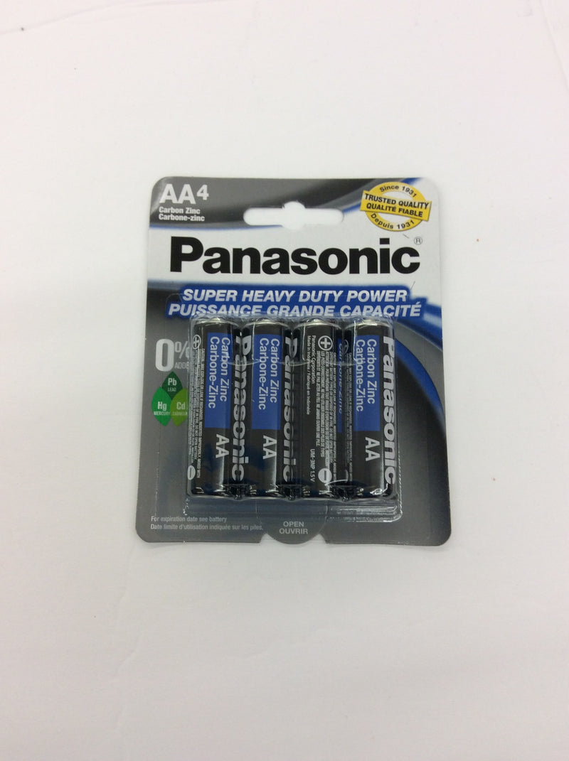 Panasonic AA Batteries, 4 PK