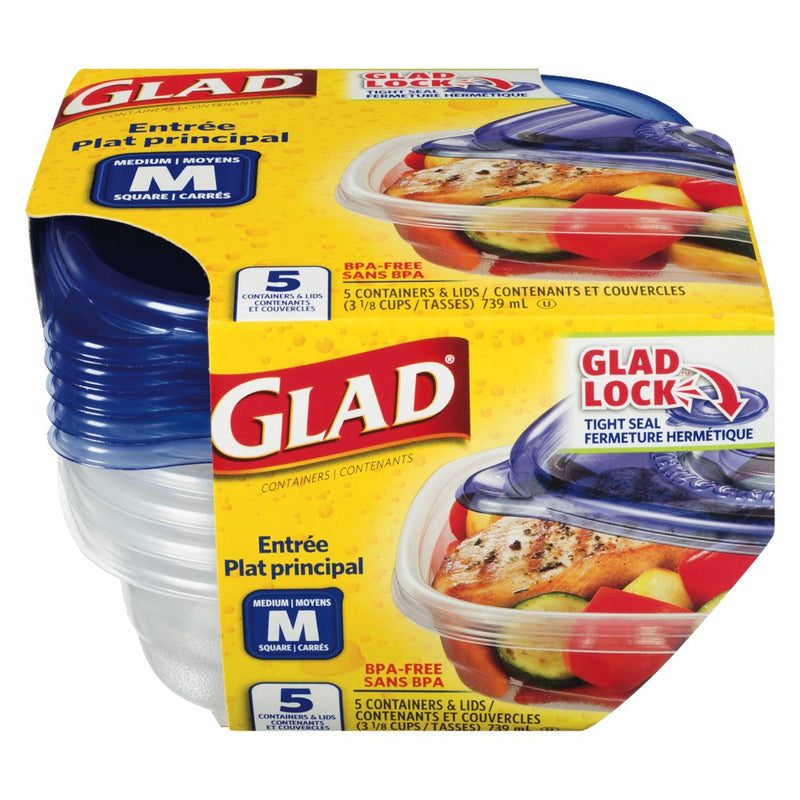Glad Containers, 5 ct