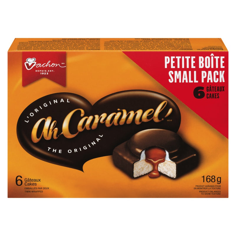 Vachon Ah Caramel! Small Pack Cakes, 168 g