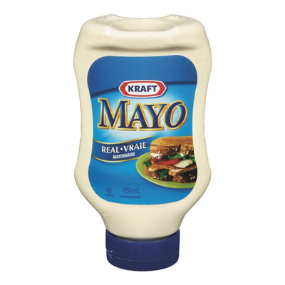 Kraft Real Mayo EZ Squeeze Bottle, 650 mL