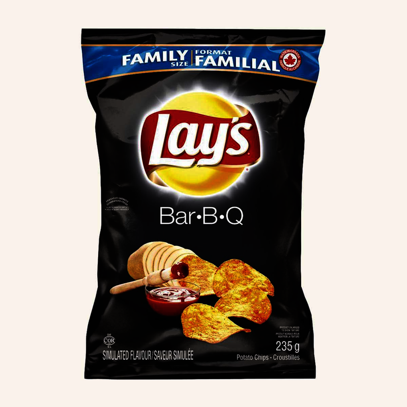 Lay's BBQ Potato Chips, 235g