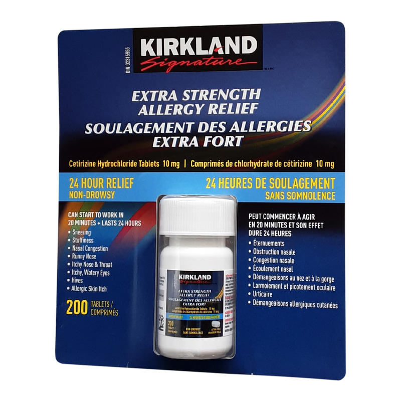Kirkland Extra Strength Allergy Relief, 200 ct