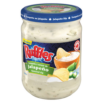 RUFFLES JALAPENO FLAVOURED DIP, 425g