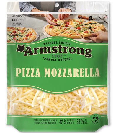 Armstrong Pizza Mozzarella Shredded Cheese, 500 g