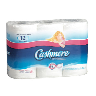 Cashmere Rolls of Bathroom Tissue, 6 count, 2 ply