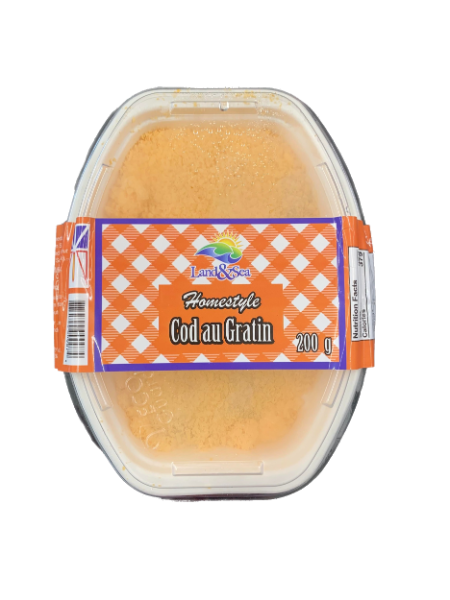 LAND & SEA COD AU GRATIN, 200 g