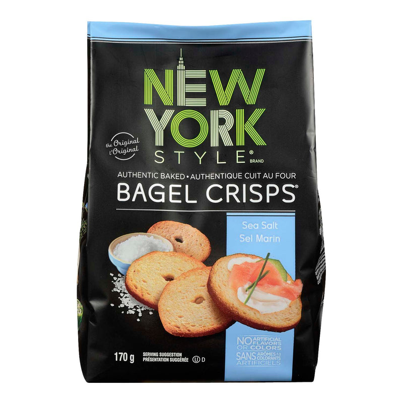 New York Style Bagel Crisps Sea Salt, 170 g