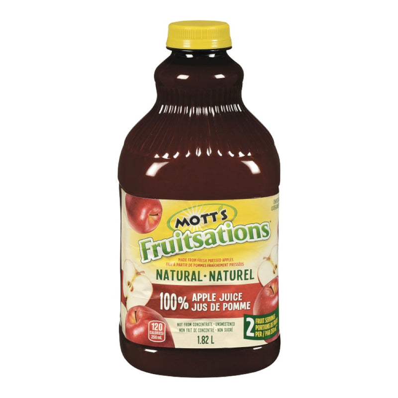 Mott's Fruitsations 100% Apple Juice, 1.82 l
