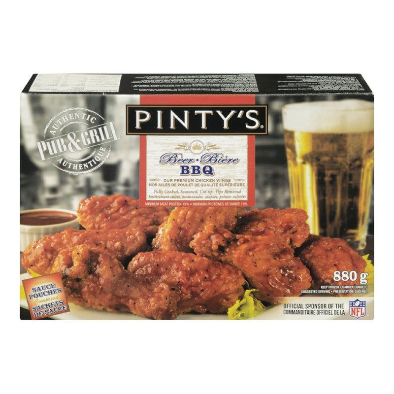 Pinty's Beer BBQ Chicken Wings, 880 g