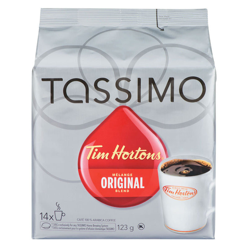 Tassimo Tim Horton's Original Blend, 123g  (14ct)
