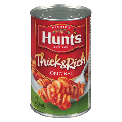 Hunt's Thick & Rich Original Premium Pasta Sauce, 680 mL
