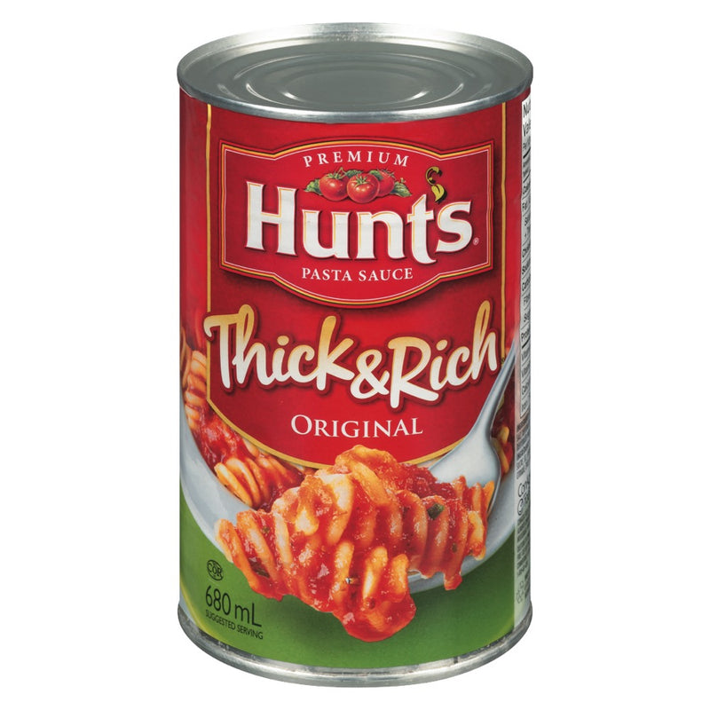 Hunt's Thick & Rich Original Premium Pasta Sauce, 680 mL
