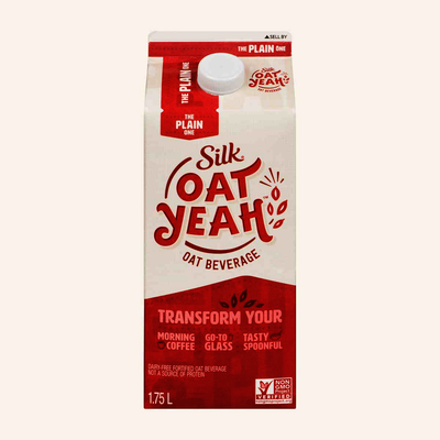 Silk Oat Yeah Plain Oat Beverage, 1.75 l