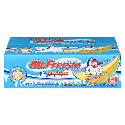 Mr. Freeze No Sugar Added Freezer Pops, 2.02 l, 48 ct