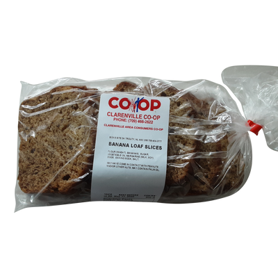 Clarenville Co Op Banana Loaf Slices, 1 ct