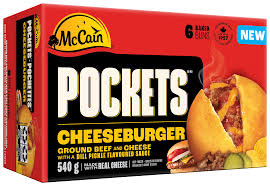 McCain Pockets Cheeseburger, 540 g